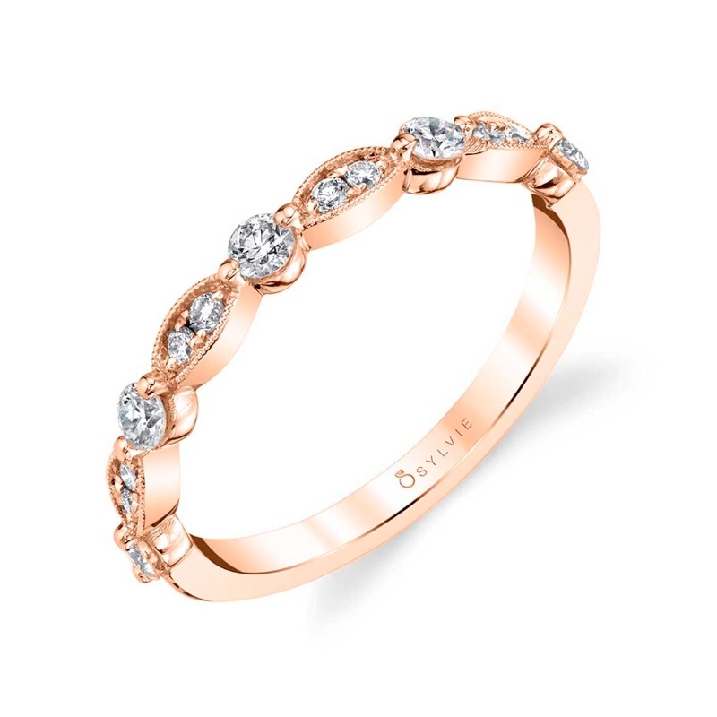 Sylvie Stackable Wedding Band