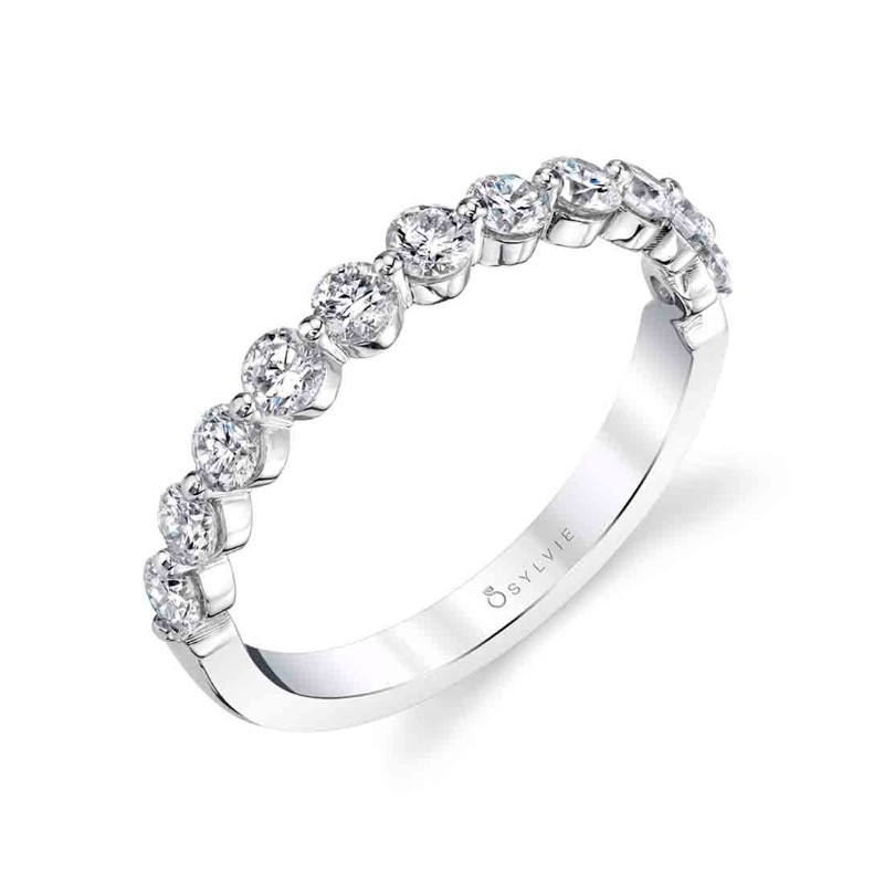 Sylvie Shared Prong Wedding Ring
