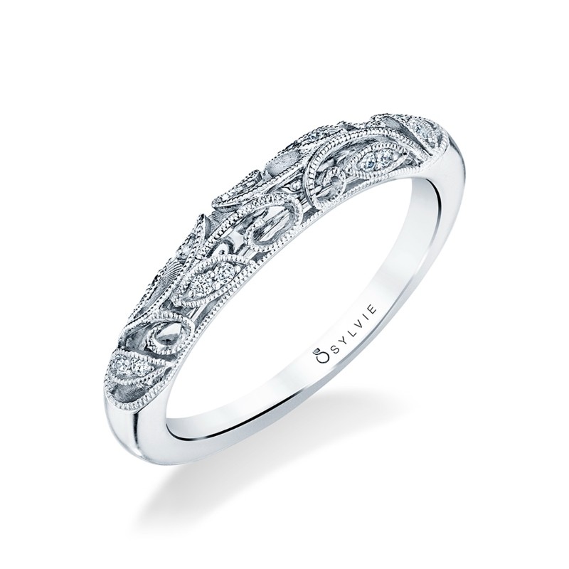 Sylvie Modern Vintage Wedding Ring - Roial