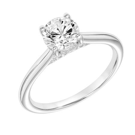 Solitaire Diamond Engagement Ring
