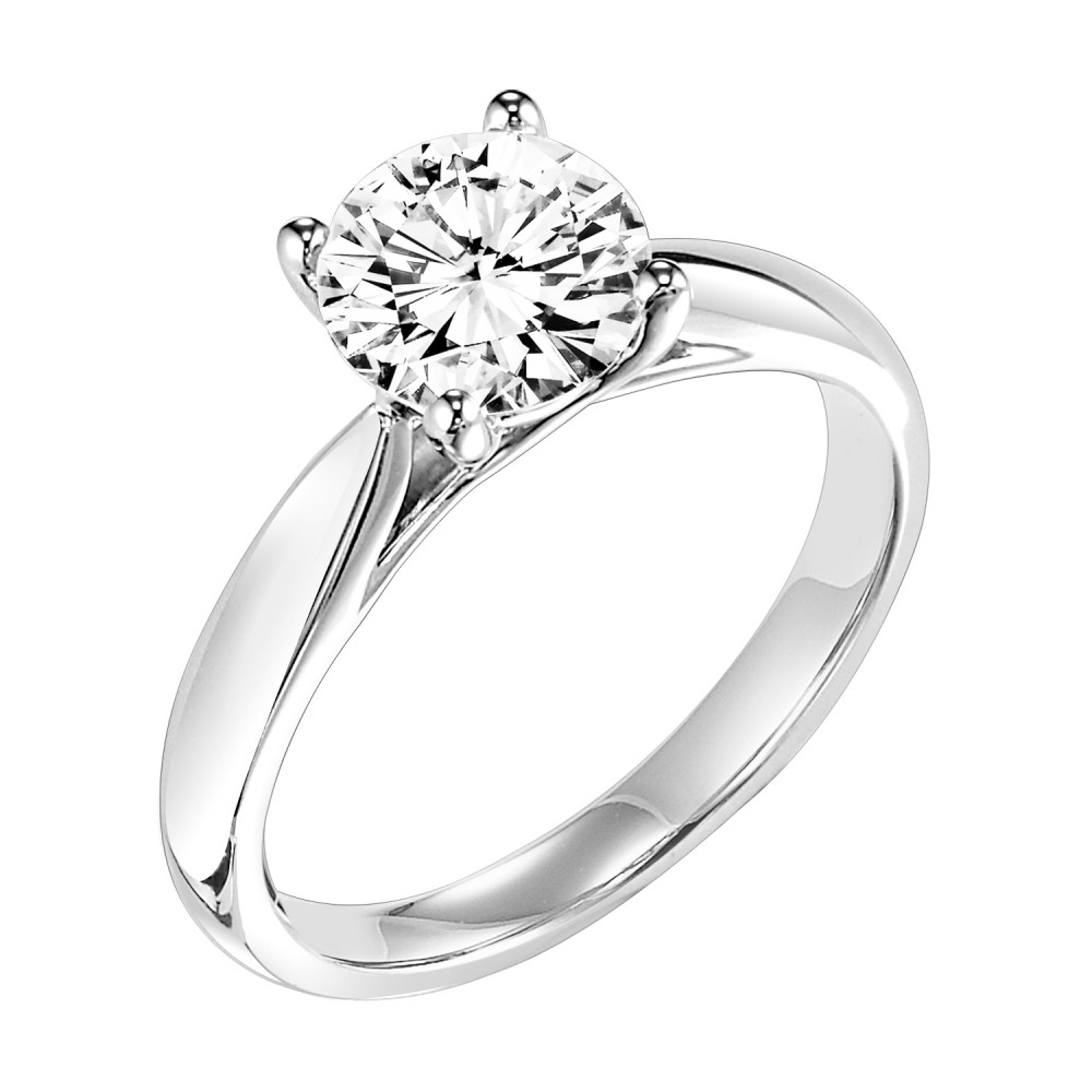 Classic Round Diamond Engagement Ring