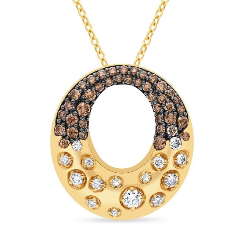 Le Vian&reg; Pendant featuring 3/8 cts. Chocolate Diamonds&reg; , 1/4 cts. Nude Diamonds&trade; set in 14K Honey Gold&trade;