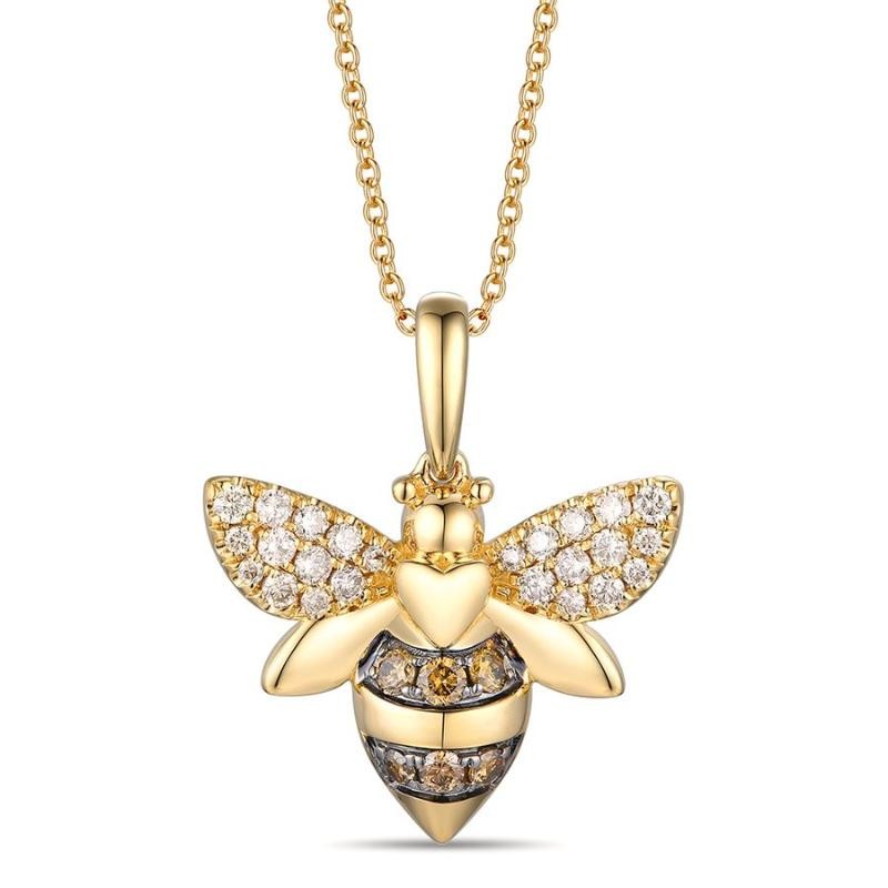 Le Vian&reg; Pendant featuring 1/5 cts. Chocolate Diamonds&reg; , 1/3 cts. Nude Diamonds&trade; set in 14K Honey Gold&trade;