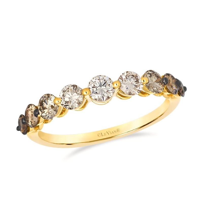 Le Vian Ombre&reg; Ring featuring 1 cts. Chocolate Ombré&reg; Diamonds set in 14K Honey Gold&trade;