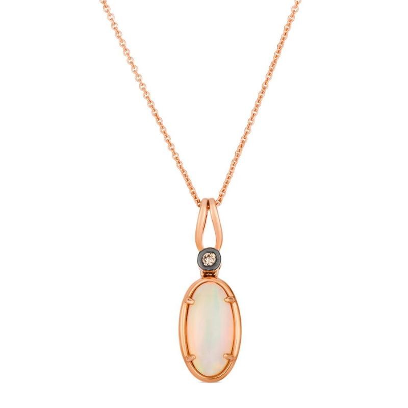 Le Vian&reg; Pendant featuring 1 1/5 cts. Neopolitan Opal&reg; , Nude Diamonds&trade; set in 14K Strawberry Gold&reg;
