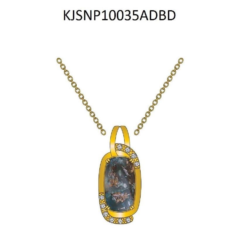 Le Vian&reg; Pendant featuring 7 1/4 cts. Chocolate Aquadite&trade; , 3/8 cts. Nude Diamonds&trade; set in 14K Honey Gold&trade;