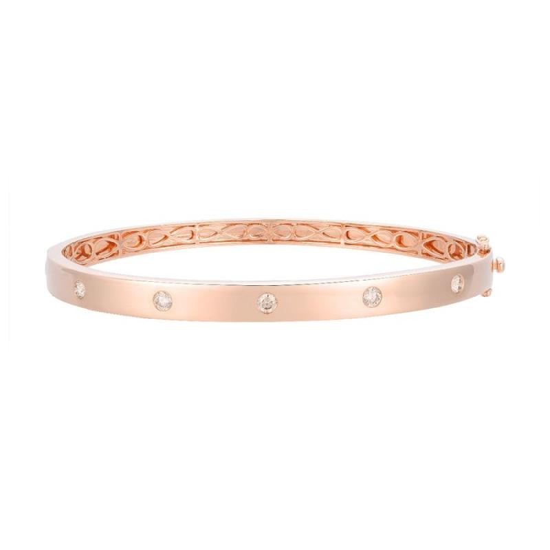 Le Vian&reg; Bangle featuring 1/2 cts. Nude Diamonds&trade; set in 14K Strawberry Gold&reg;