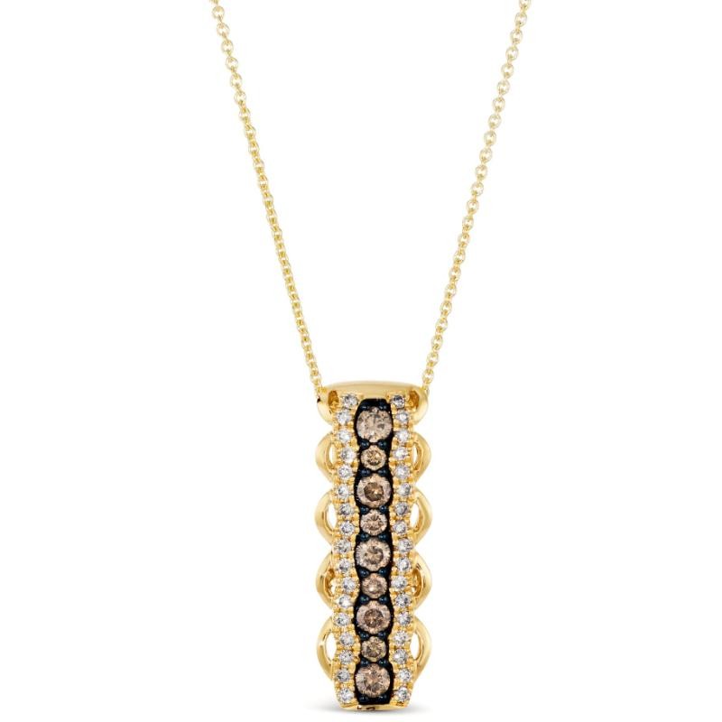 Le Vian&reg; Pendant featuring 3/8 cts. Chocolate Diamonds&reg; , 1/4 cts. Nude Diamonds&trade; set in 14K Honey Gold&trade;