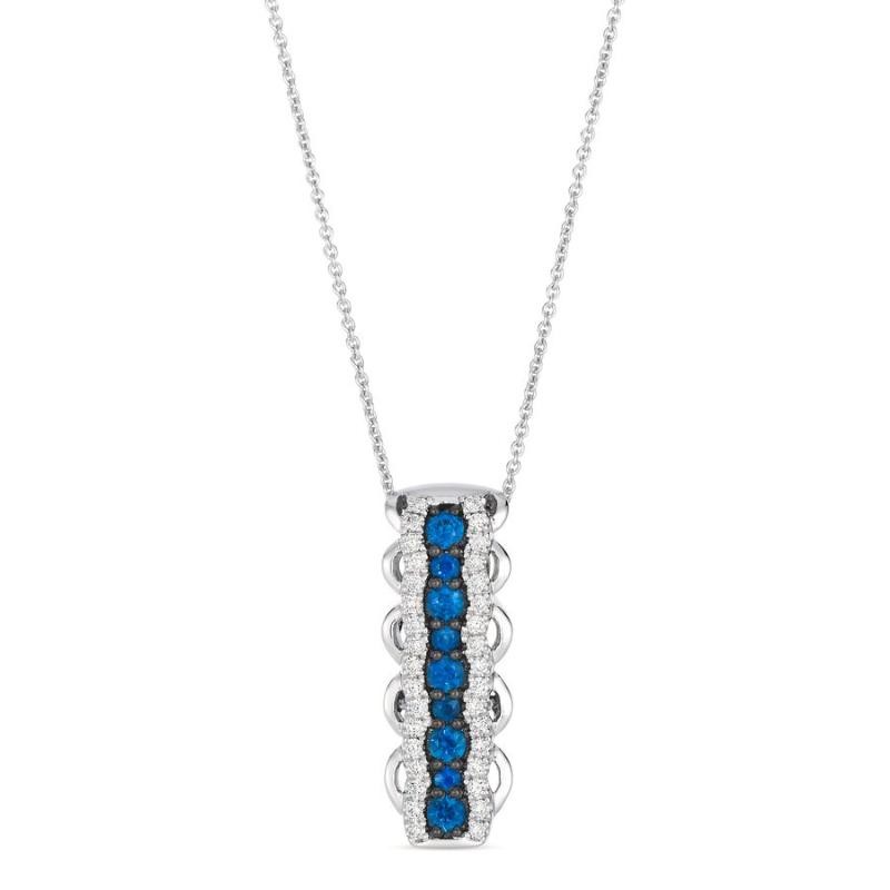Le Vian&reg; Pendant featuring 3/8 cts. Blueberry Sapphire&trade; , 1/4 cts. Vanilla Diamonds&reg; set in 14K Vanilla Gold&reg;