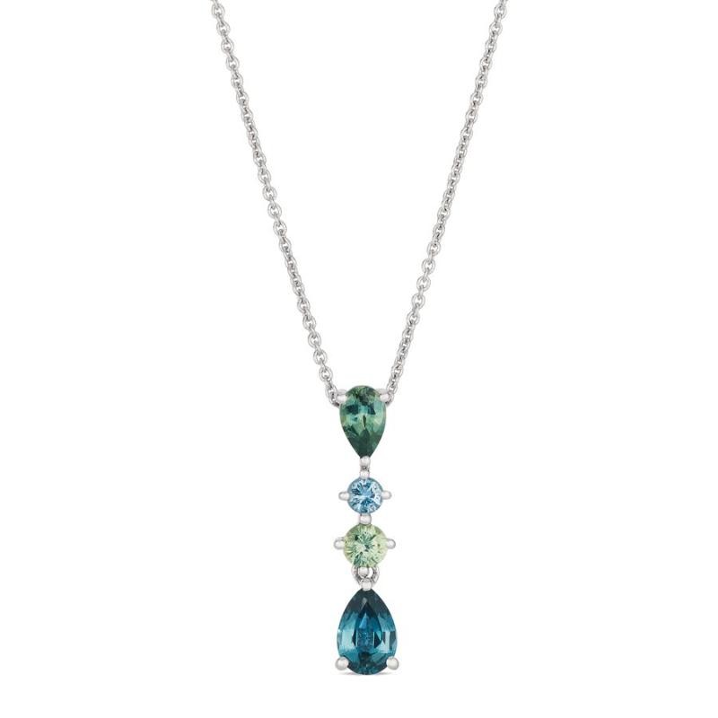 Le Vian&reg; Pendant featuring 7/8 cts. Montana Sapphire Ombré&trade; , set in 14K Vanilla Gold&reg;