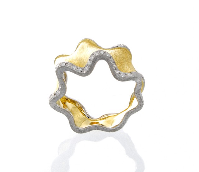 Diamond Ribbon Ring