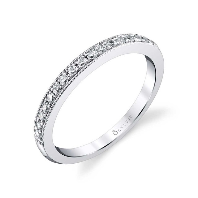 Diamond Milgrain Edge Eternity Ring Band