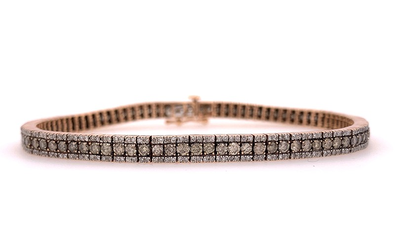 Diamond Bracelet in 14kpg | Kranich's Inc