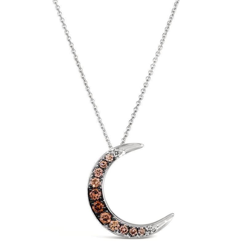 Le Vian Ombre&reg; Pendant featuring 3/8 cts. Chocolate Ombré&reg; Diamonds set in 14K Vanilla Gold&reg;