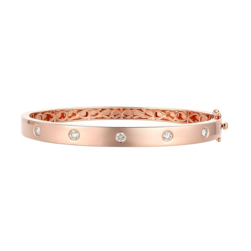 Le Vian&reg; Bangle featuring 1/2 cts. Nude Diamonds&trade; set in 14K Strawberry Gold&reg;