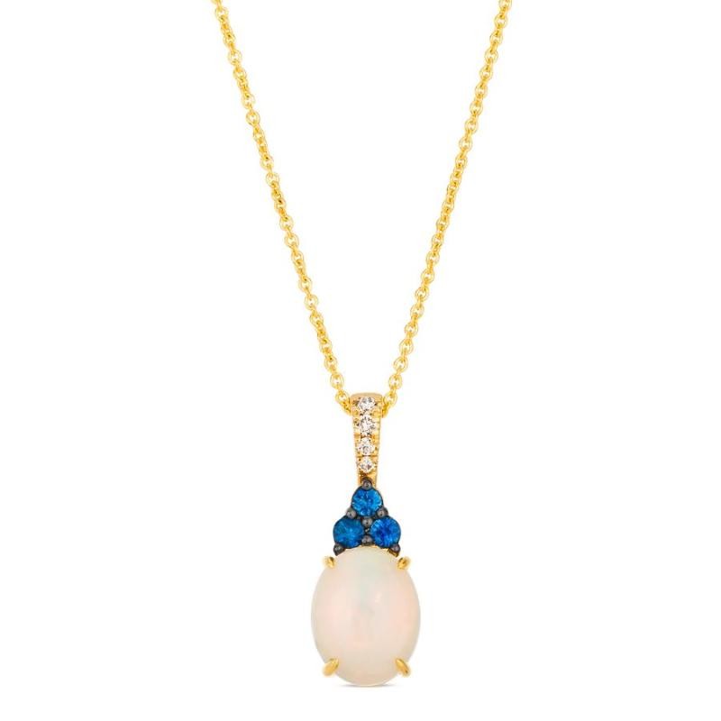 Le Vian&reg; Pendant featuring 1 cts. Neopolitan Opal&reg; , 1/8 cts. Blueberry Sapphire&trade; , Nude Diamonds&trade; set in 14K Honey Gold&trade;