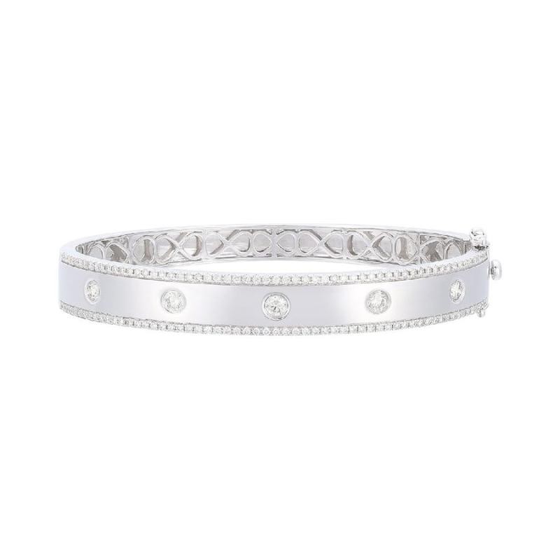 Le Vian&reg; Bangle featuring 1 1/4 cts. Vanilla Diamonds&reg; set in 14K Vanilla Gold&reg;