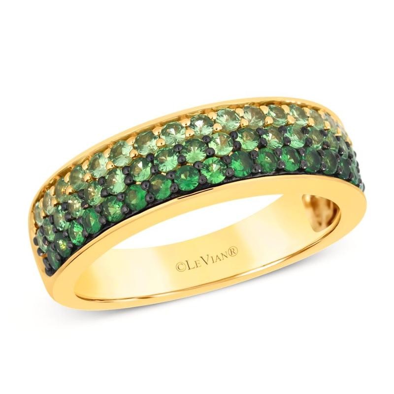 Le Vian Ombre&reg; Ring featuring 7/8 cts. Forest Tsavorite Ombré&trade; , set in 14K Honey Gold&trade;