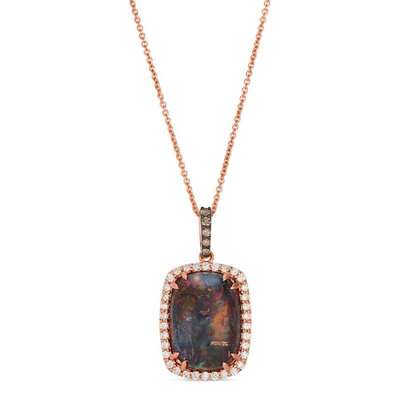 Le Vian&reg; Pendant featuring 4 3/4 cts. Chocolate Aquadite&trade; , 1/20 cts. Chocolate Diamonds&reg; , 1/4 cts. Nude Diamonds&trade; set in 14K Strawberry Gold&reg;