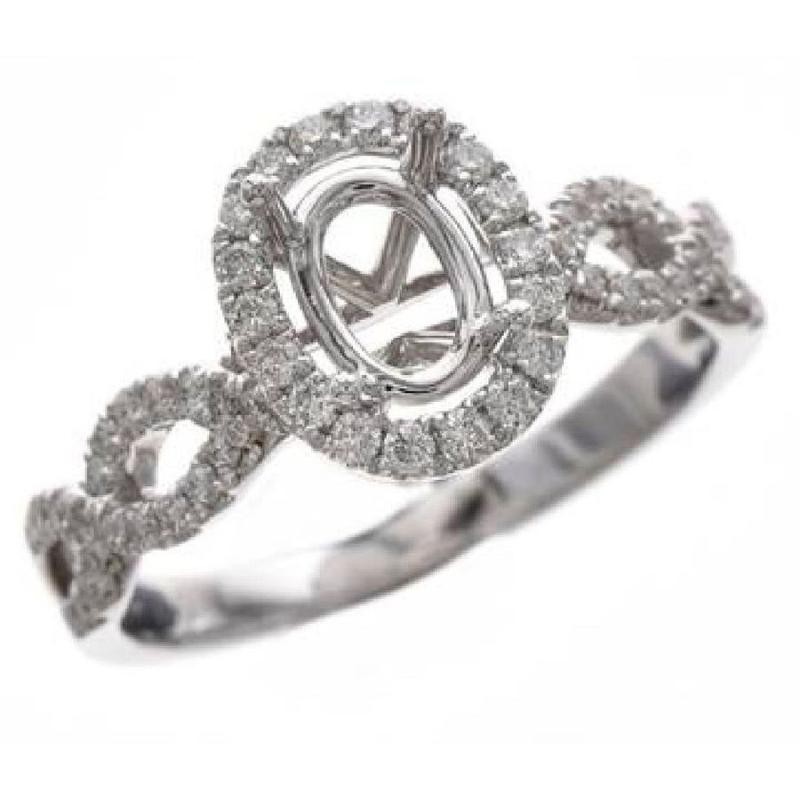 Le Vian Couture&reg; Ring featuring 3/4 cts. Hunters Green Tourmaline&trade; , 1/3 cts. Vanilla Diamonds&reg; set in P14 Vanilla Gold&reg;