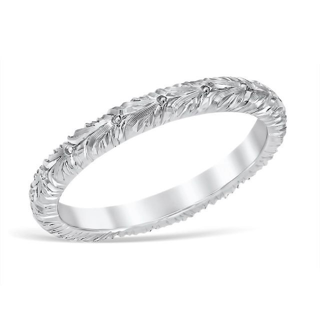 Vintage Inspired Florentine Wedding Band