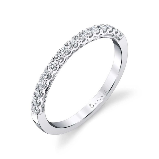 Clara Classic Diamond Wedding Band