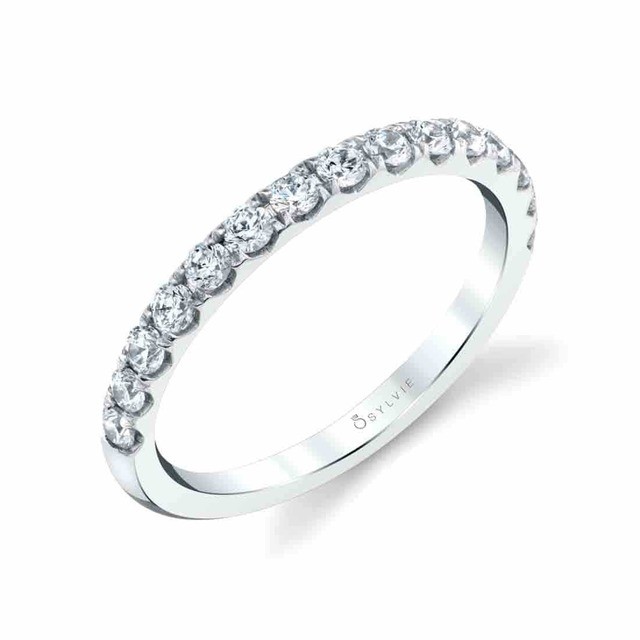 Classic Thick Diamond Wedding Band