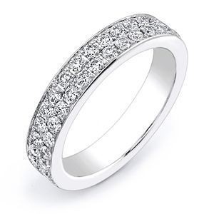Dazzling Diamond Wedding Band Stardust