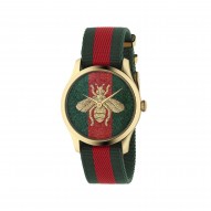 Gucci G-Timeless Contemporary Watch in Red and Green