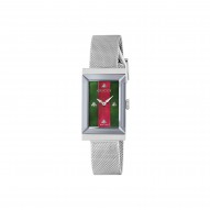 Gucci G-Frame Watch with Red and Green Dial