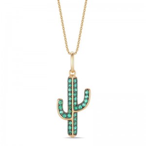 Le Vian&reg; Pendant featuring 1/3 cts. Costa Smeralda Emeralds&trade; , set in 14K Honey Gold&trade;