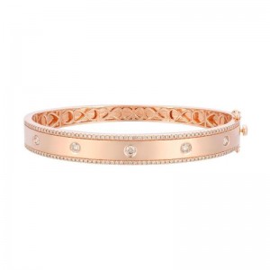 Le Vian&reg; Bangle featuring 1 1/3 cts. Nude Diamonds&trade; set in 14K Strawberry Gold&reg;