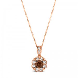 Le Vian&reg; Pendant featuring 1/3 cts. Chocolate Diamonds&reg; , 1/3 cts. Nude Diamonds&trade; set in 14K Strawberry Gold&reg;