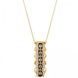 Le Vian&reg; Pendant featuring 3/8 cts. Chocolate Diamonds&reg; , 1/4 cts. Nude Diamonds&trade; set in 14K Honey Gold&trade;