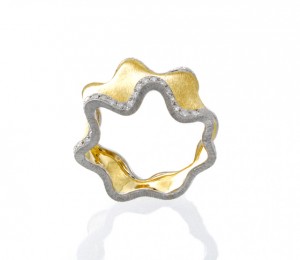 Diamond Ribbon Ring