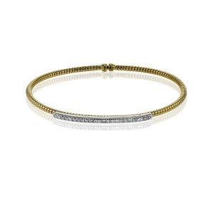 Simon G 18K Yellow Gold Diamond Bangle LB2151-Y