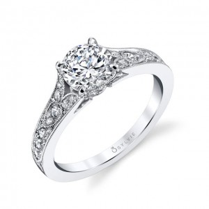 Chereen Vintage Style Engagement Ring