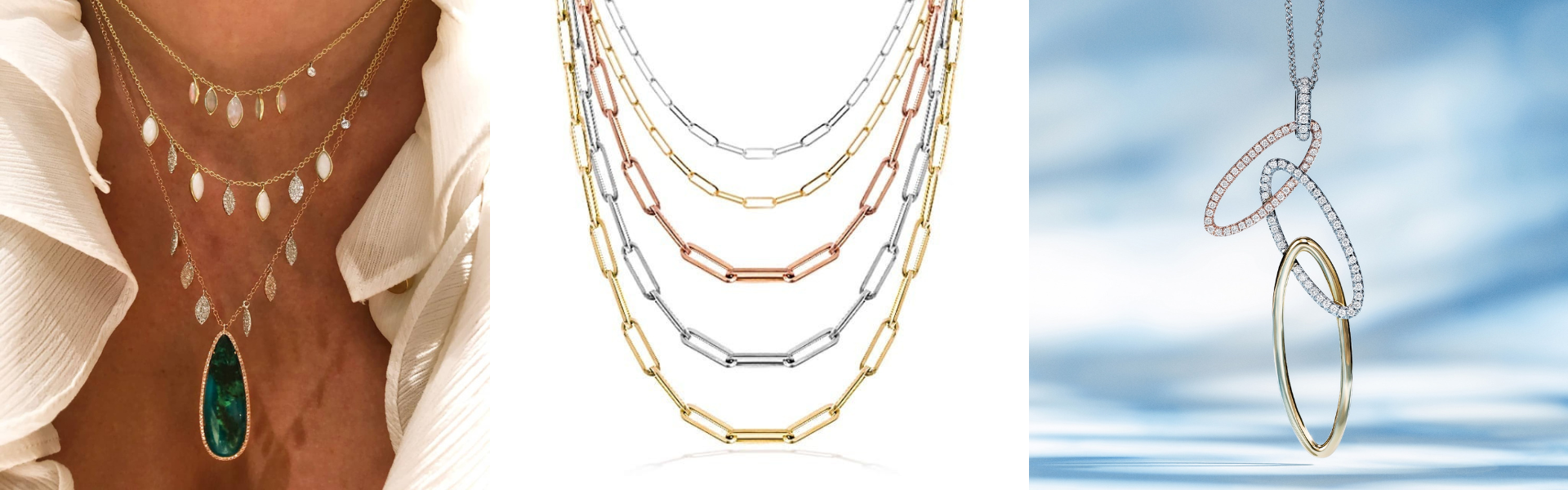 Gold And Silver Necklaces