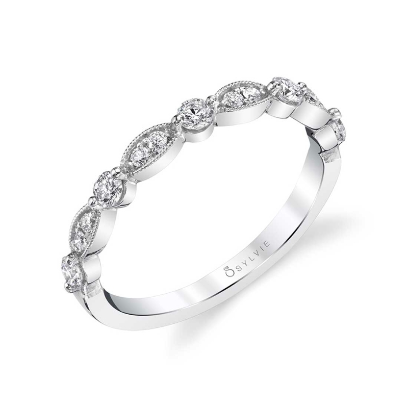 Sylvie Stackable Wedding Band