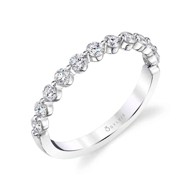 Sylvie Shared Prong Wedding Ring