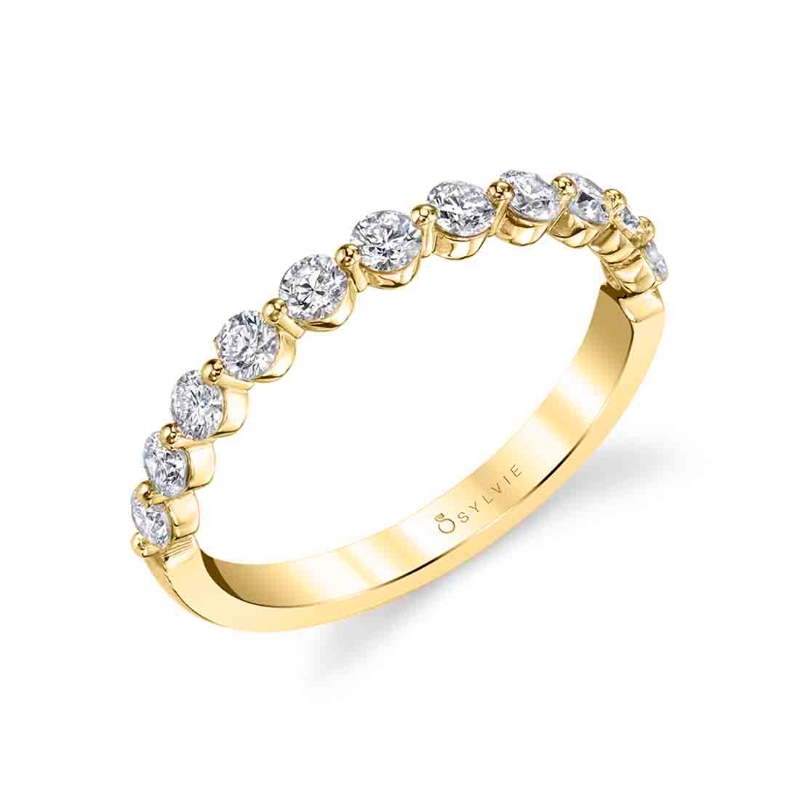 Sylvie Shared Prong Wedding Ring