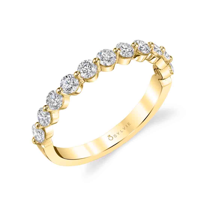 Sylvie Shared Prong Wedding Ring