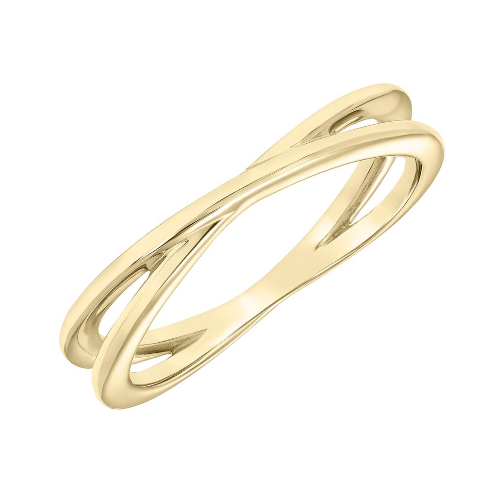 Polished Criss Cross Band