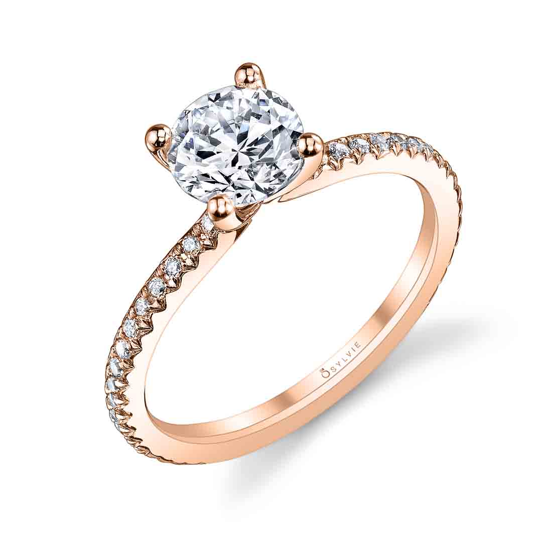 Adorlee Classic Diamond Engagement Ring | Kranich's Inc