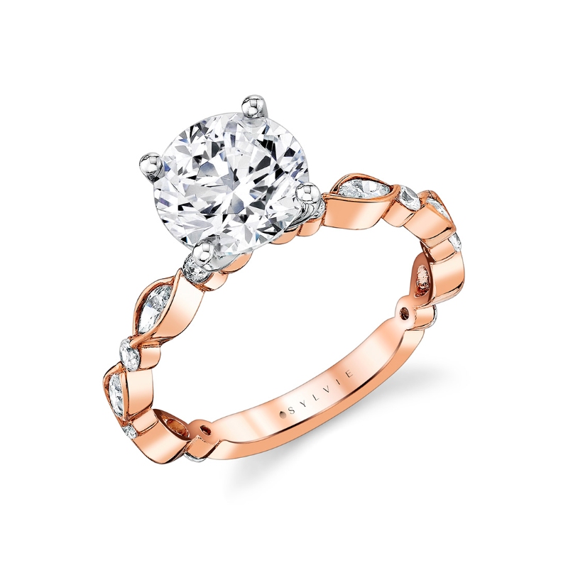 Sylvie Tulira Vine Inspired Engagement Ring - Xyris