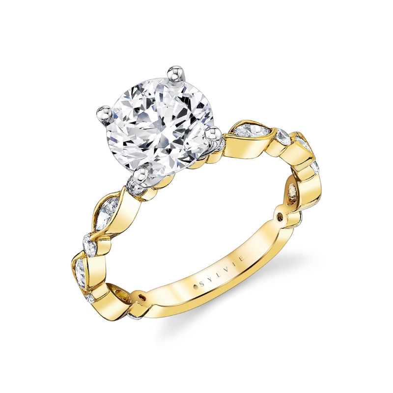 Sylvie Tulira Vine Inspired Engagement Ring - Xyris