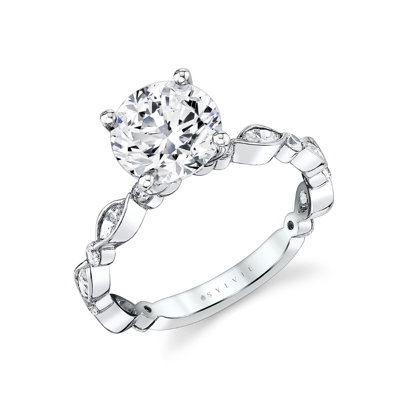 Sylvie Tulira Vine Inspired Engagement Ring - Xyris