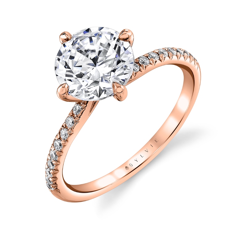 Sylvie Tulira Compass Set Vine Engagement Ring - Kai