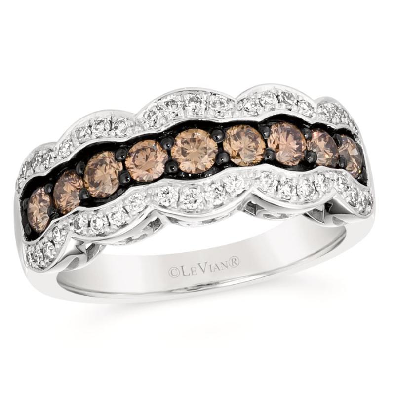 Le Vian&reg; Ring featuring 3/4 cts. Chocolate Diamonds&reg; , 1/3 cts. Nude Diamonds&trade; set in 14K Vanilla Gold&reg;