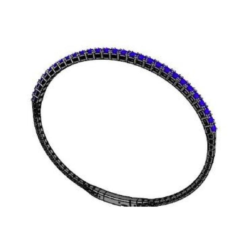 Le Vian Ombre&reg; Bangle featuring 2 cts. Denim Ombré&reg; Sapphire, set in 14K Vanilla Gold&reg;